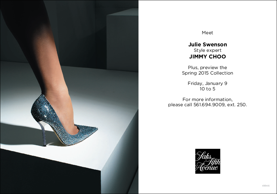 Jimmy Choo Event at Saks