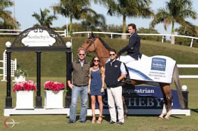 Adam Prudent and Vasco Victorious in $50,000 Equestrian Sotheby’s Jumper Derby at the 2015 WEF