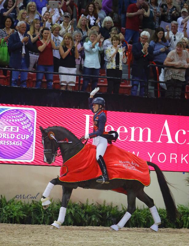Charlotte Dujardin Crowned Champion at 2015 Reem Acra FEI World Cup